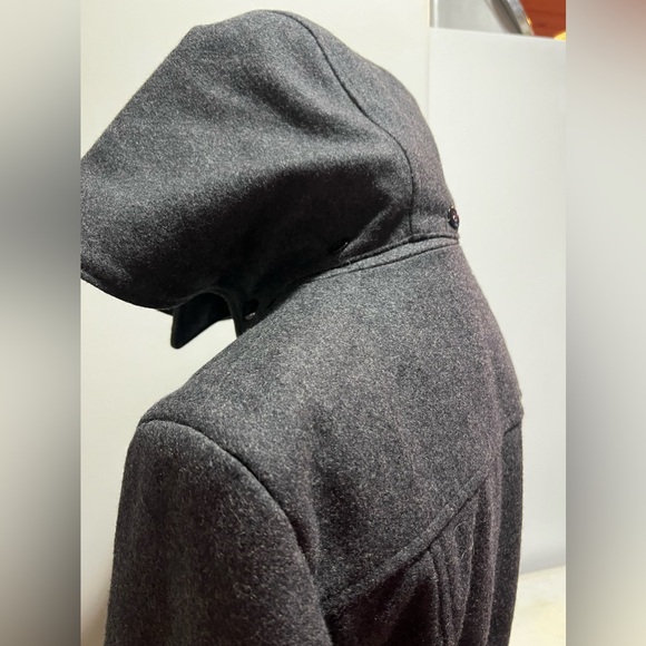 Dark Grey Wool Blend Jacket - Picture 5 of 7